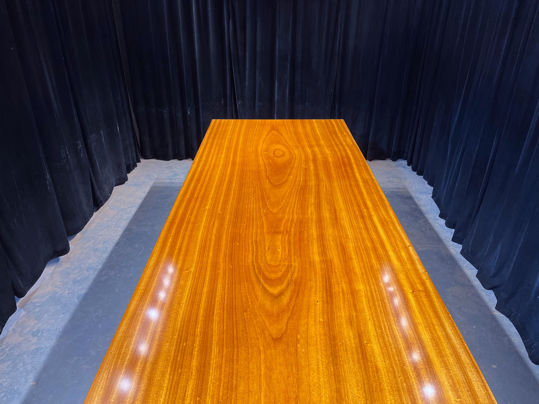 26261348号 榄仁木实木大板 全方 362*135*1-小木