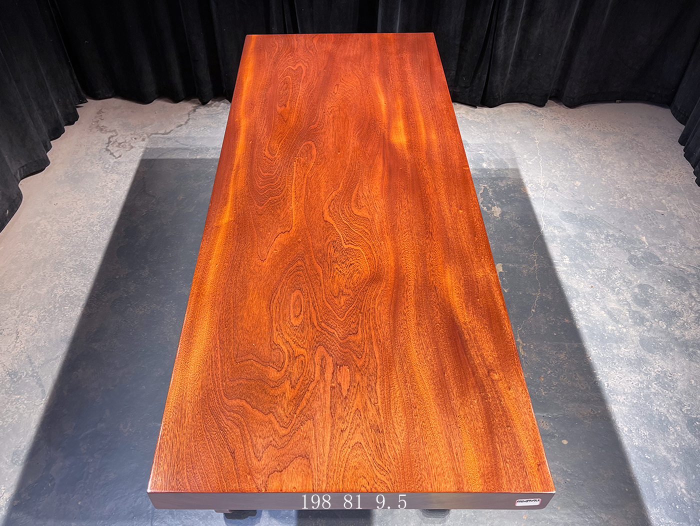 02408213号 沙比利实木大板 全方 198*81*9.-小木